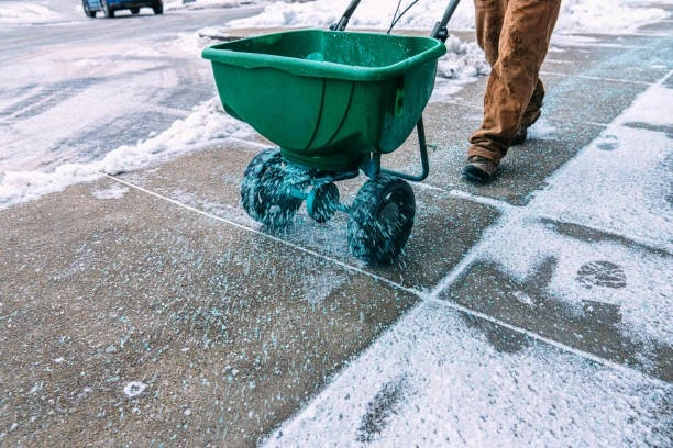 Snow and ice removal service by HB Lawncare